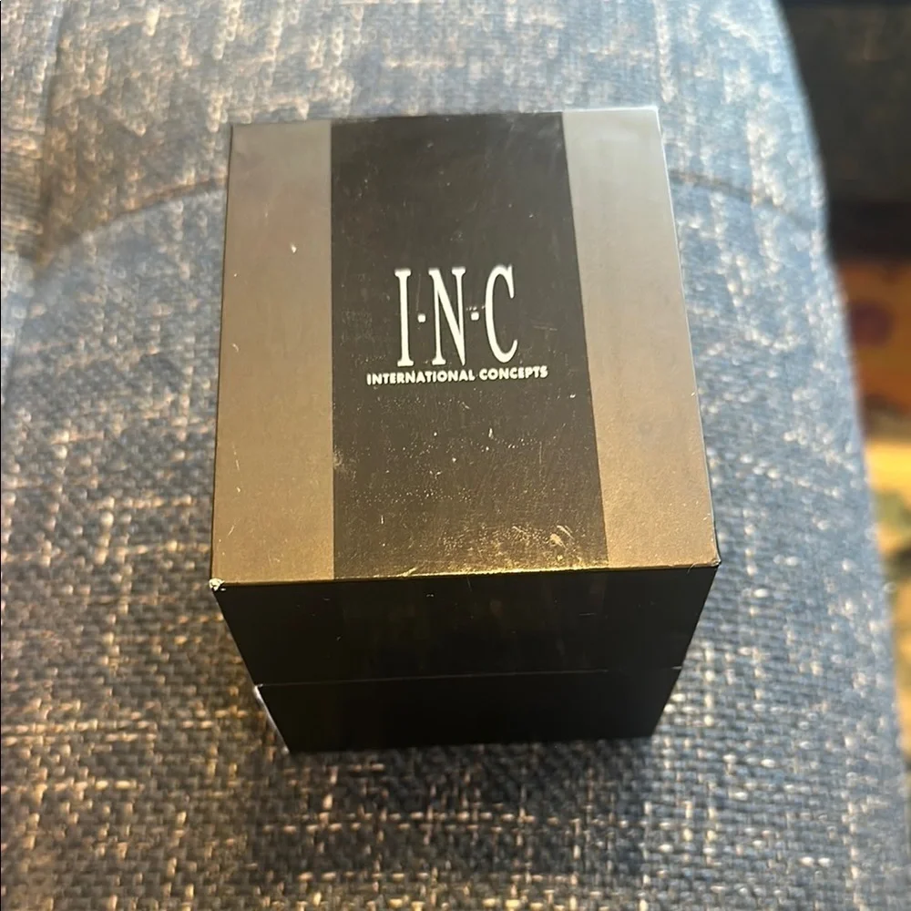 INC Red and Silver Watch
